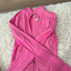 Lululemon Pink Zip-Up Jacket